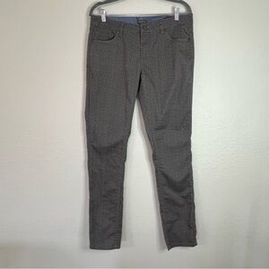Toad & Co Straight‎ Leg Pants Gray Geometric Silvie Pants Chinos Women’s Size 10